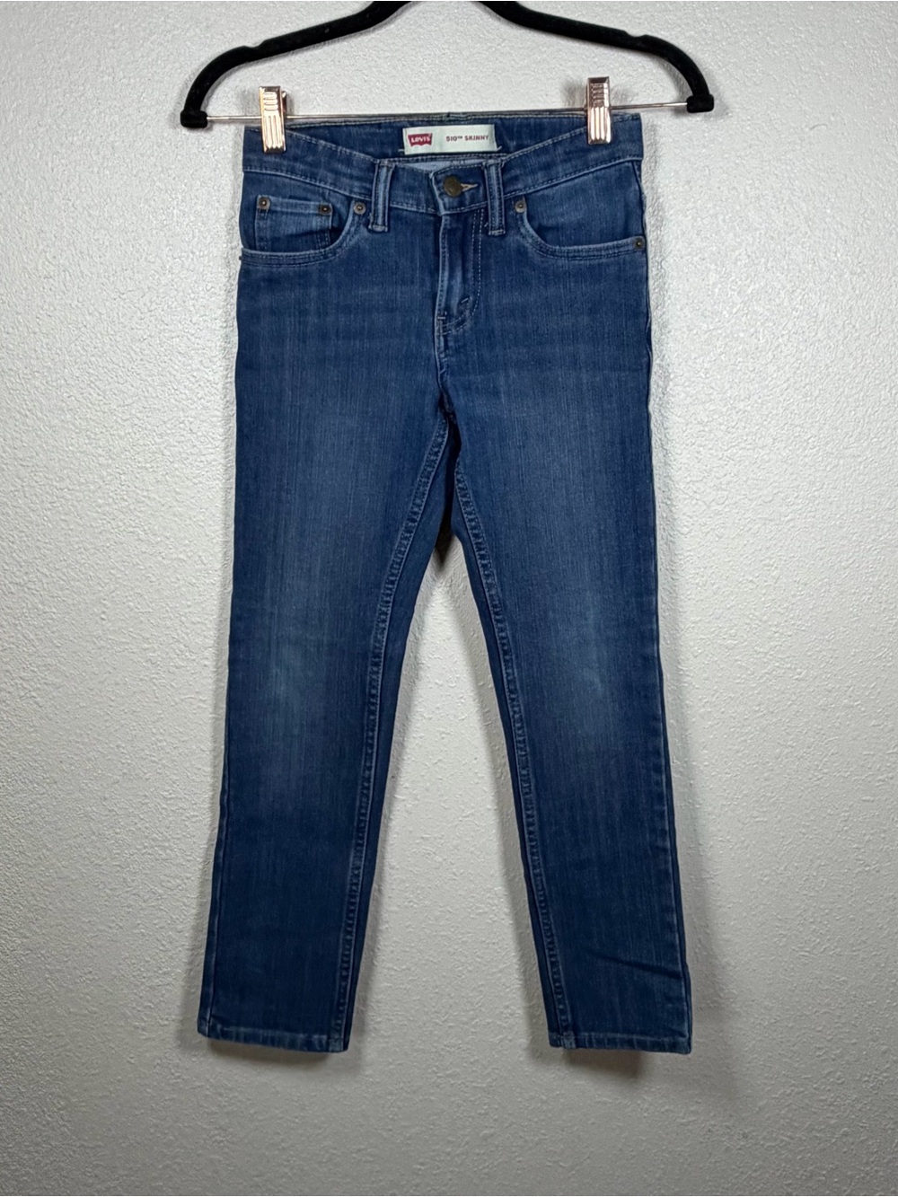 NWOT Boys 8R Levi’s 510 Skinny Medium Wash Denim Jeans School Outdoor Classic